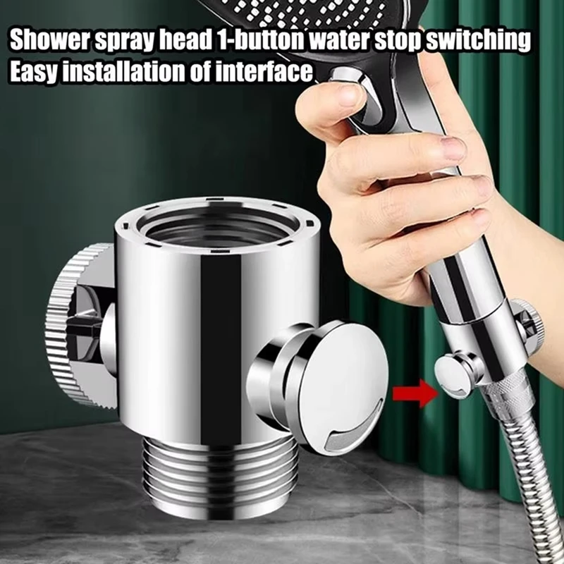 M11K-Shower Shut-Off Valve Sturdy Quick Regulator Leakproof Water Control Restrictor Flows Pressure Restrictor For Sprayer