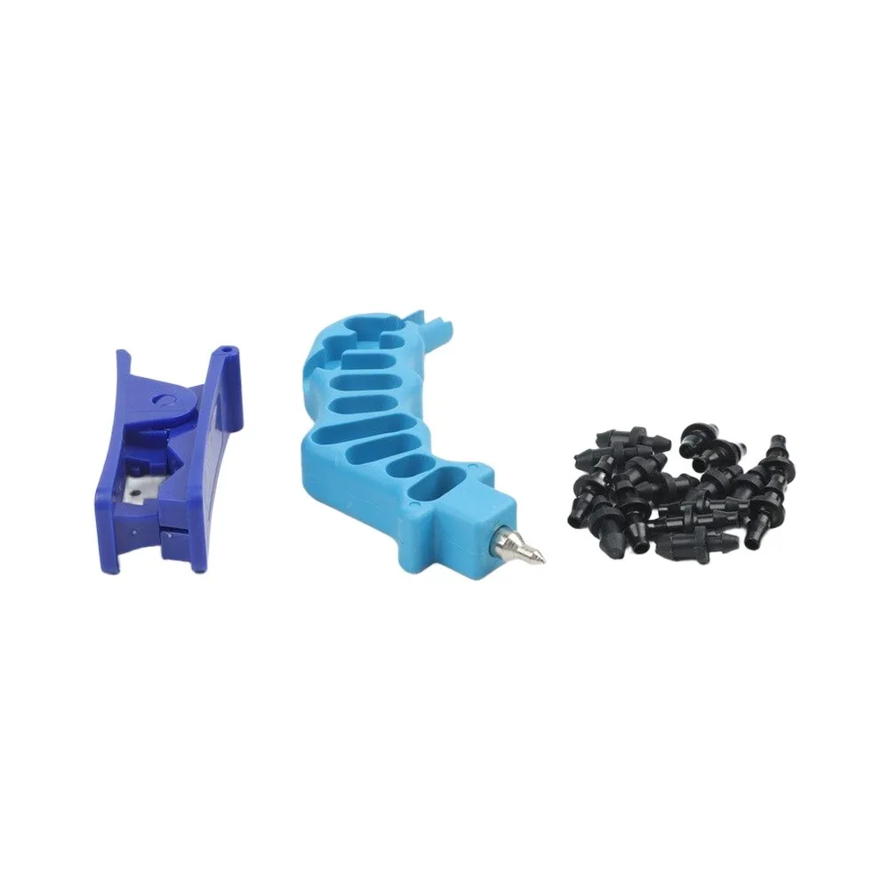 Garden Maintenance Drip Irrigation Tool Set Hole Punching Tool Compatible Tubing Convenient Package Ergonomic Design