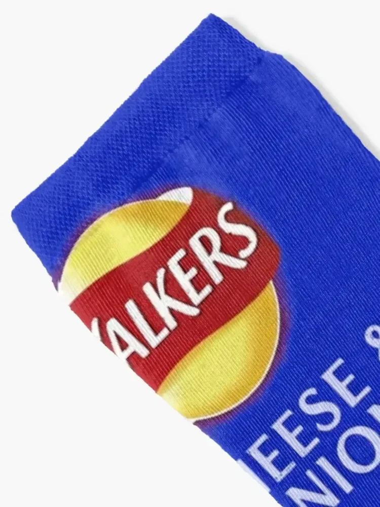 Walkers Cheese & Onion Crisps design Socks anime summer essential luxury Luxury Woman Socks Men's