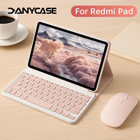 For Redmi Pad SE 11in Magnetic Keyboard Case for Xiaomi 6/7 6/7 Pro Leather Casing Cover with Keyboard Mouse detachable keyboard