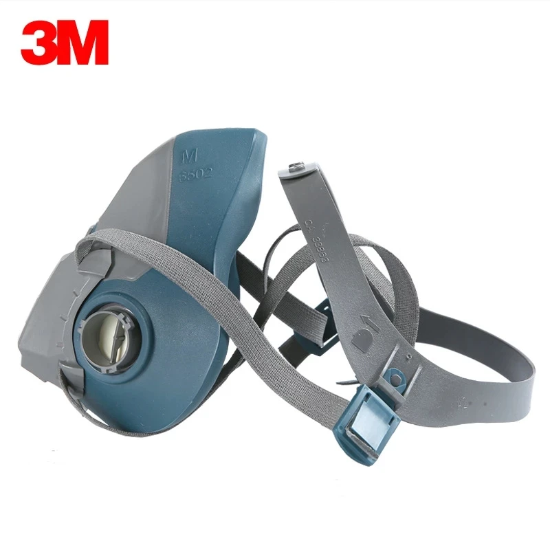 3M6502QL/6502 Silica gel Half Face Respirator Spray Formaldehyde Protection Rugged Comfortable Reusable Gas Mask Body Only