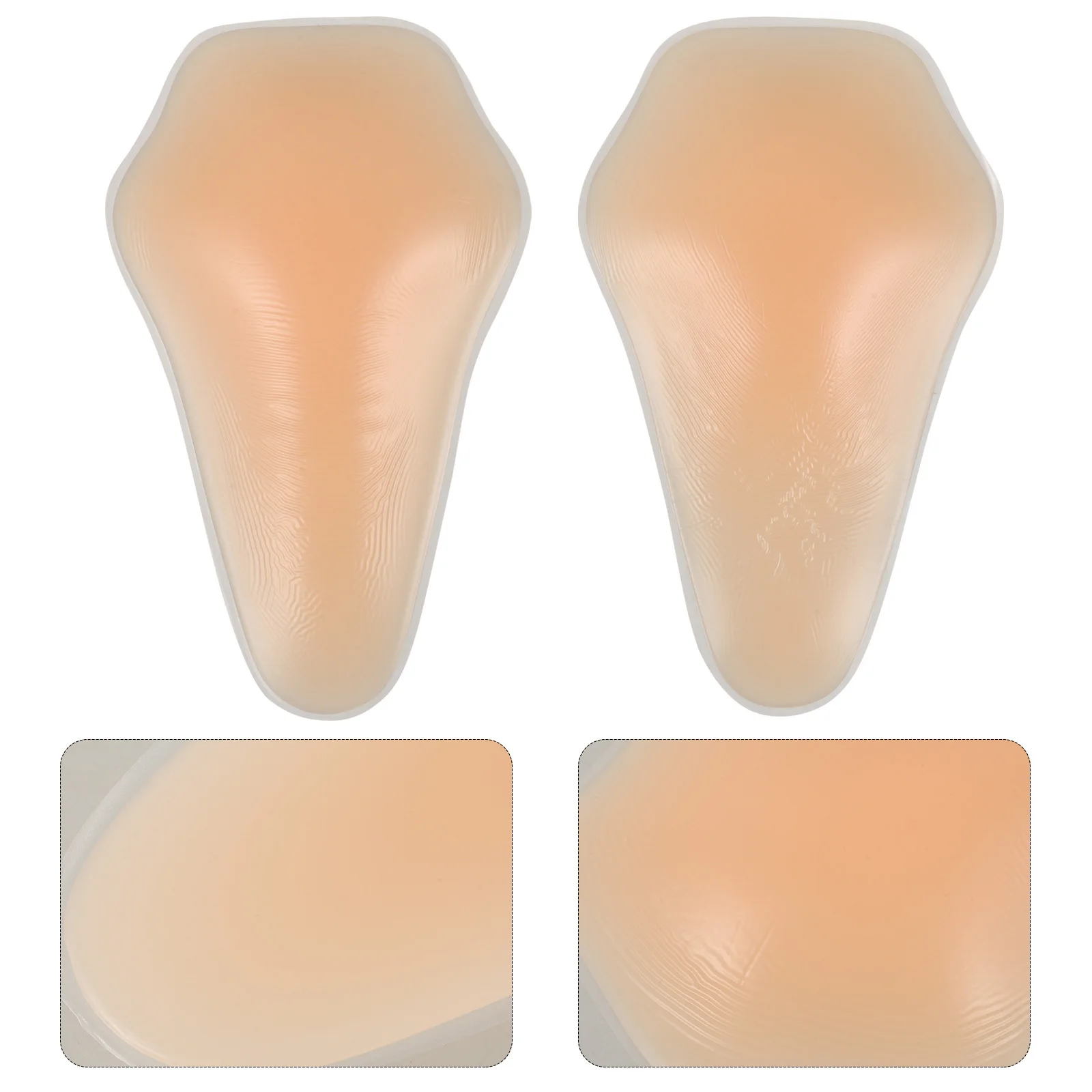 

1Pair Silicone Protective Pads Soft Gel Adhesive Non-Slip Knee Pads for Ice Skating Snowboard Outdoor Sports Protection