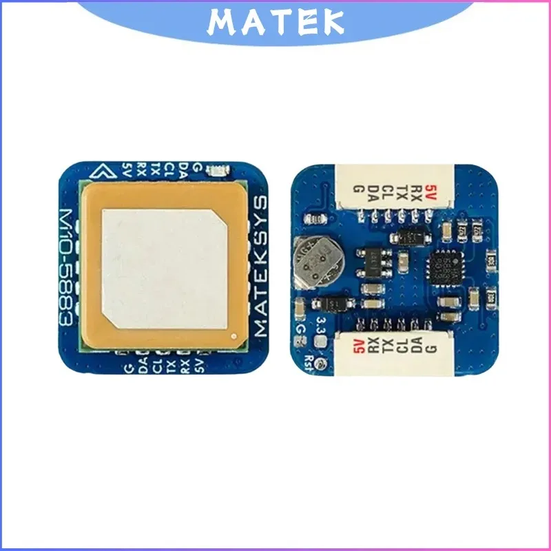 

Модуль GPS-компас Matek M10Q-5883 с QMC5883L для FPV Drone, M10 GNSS с цифровым датчиком AirSpeed для iNAV 4-9V