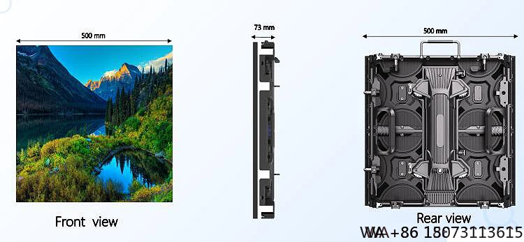 VCE 시리즈 LED 캐비닛 - 500x500mm P4.81