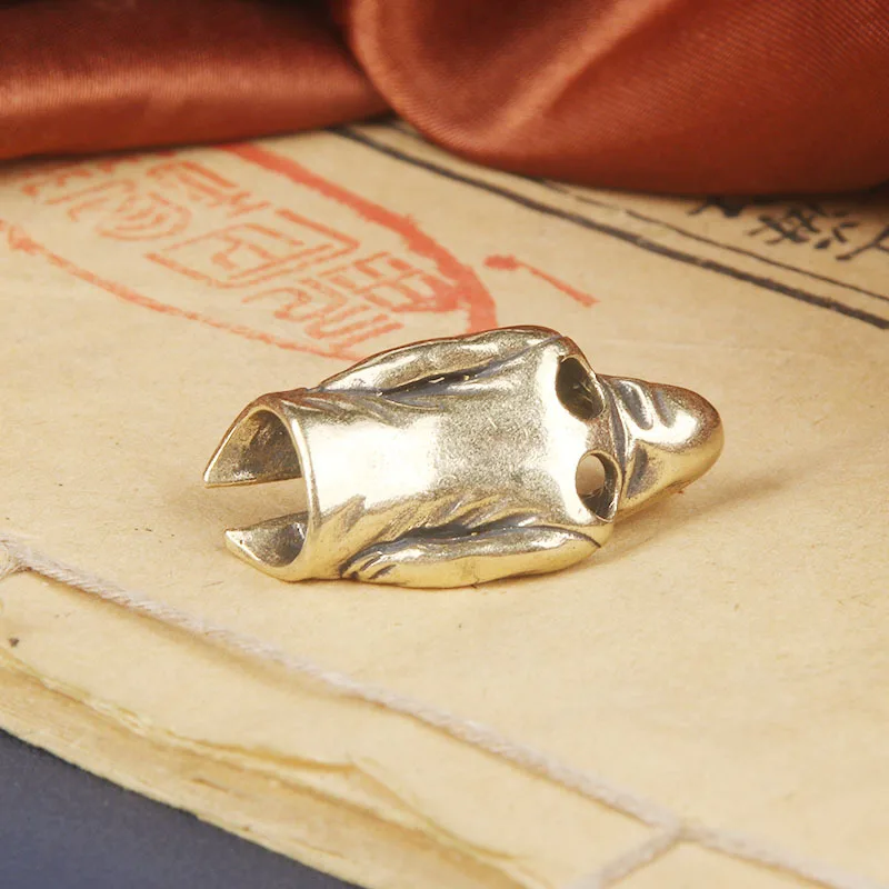 خرزات سكين نحاسية بعباءة، أساور منسوجة يدوياً، إكسسوارات تعليق خارجية - 4