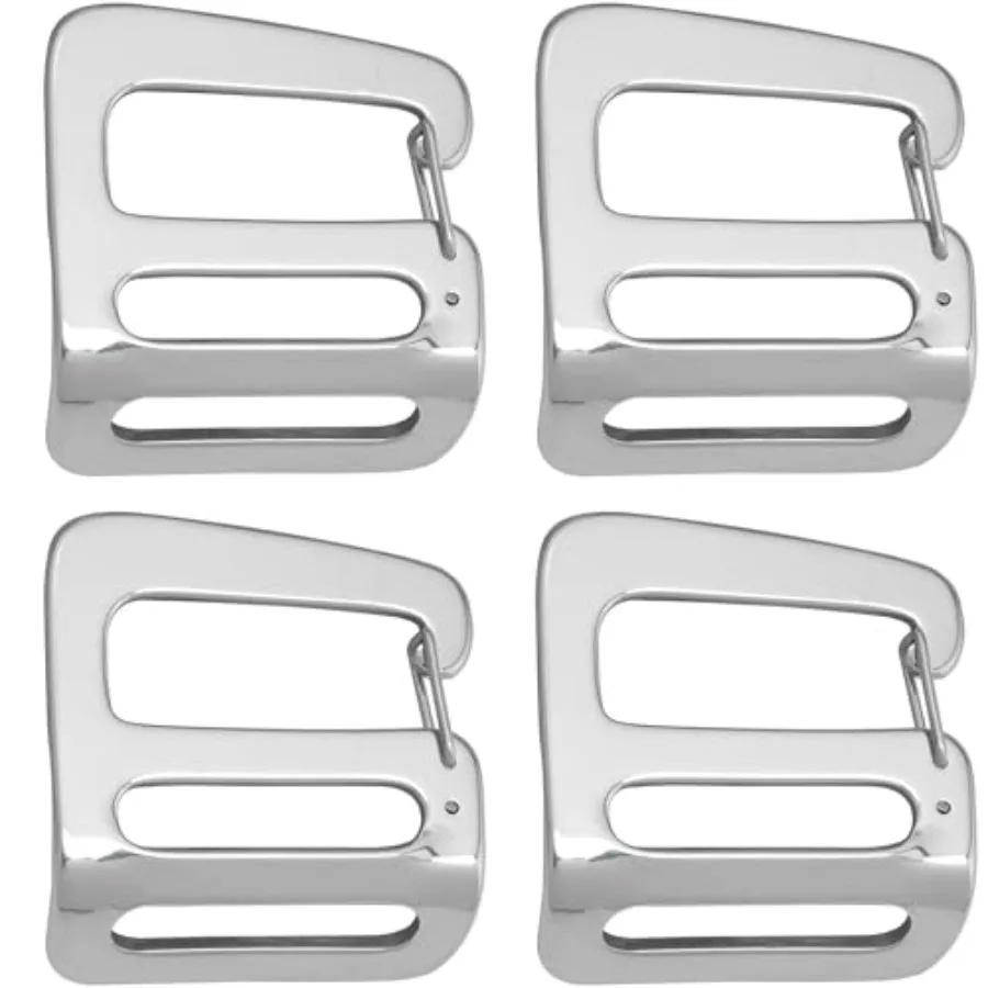 

4 шт. регулируемые крючки-защелки для стропы с пружиной, из нержавеющей стали, серебристые, 25 мм/1 дюйм, для сумок, багажа, фурнитура, аксессуары