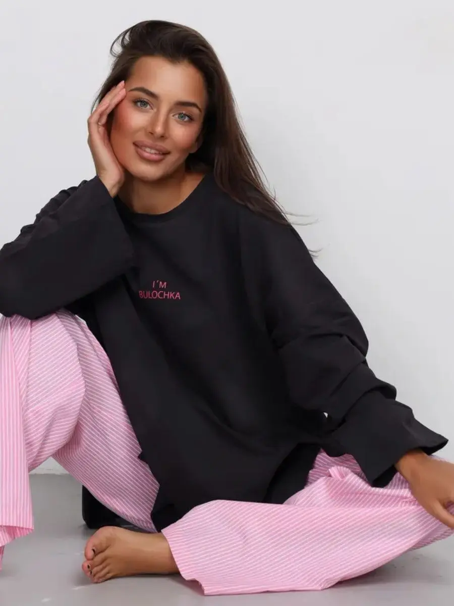 

Темно-серые топы с длинными рукавами из 100% хлопка, тонкие толстовки в русском стиле, шикарные индивидуальные толстовки с принтом для девочек, простые, осенне-весенние, базовые