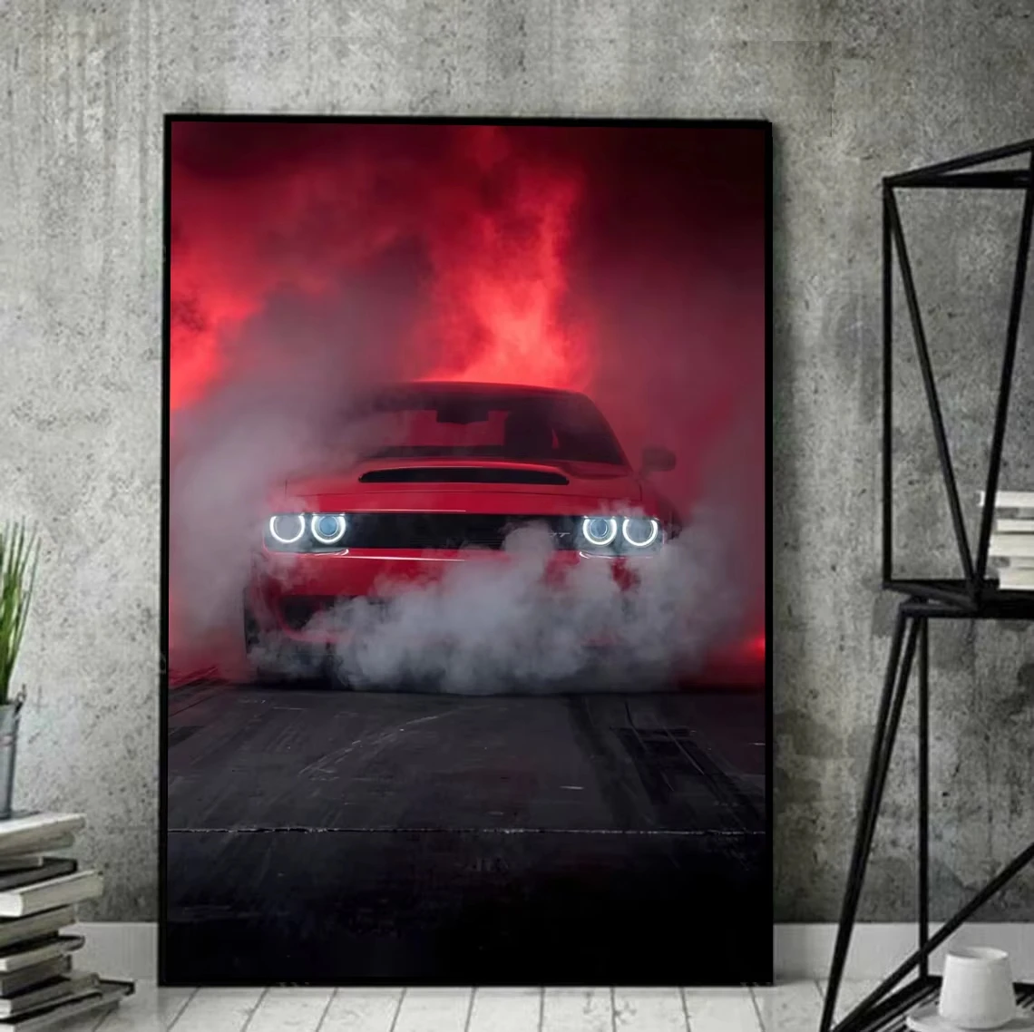 V8 Racing Car Posters Super Handsome Photos DODGE Canvas Painting Challenger Wall Art Aesthetic Cool Living Room Decoration