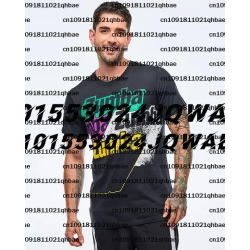

ZW2026 New 3D Printed Men's and Women's T-shirt Top Loose Short Sleeved Sports T-shirt Sports Running Loose T-shirt