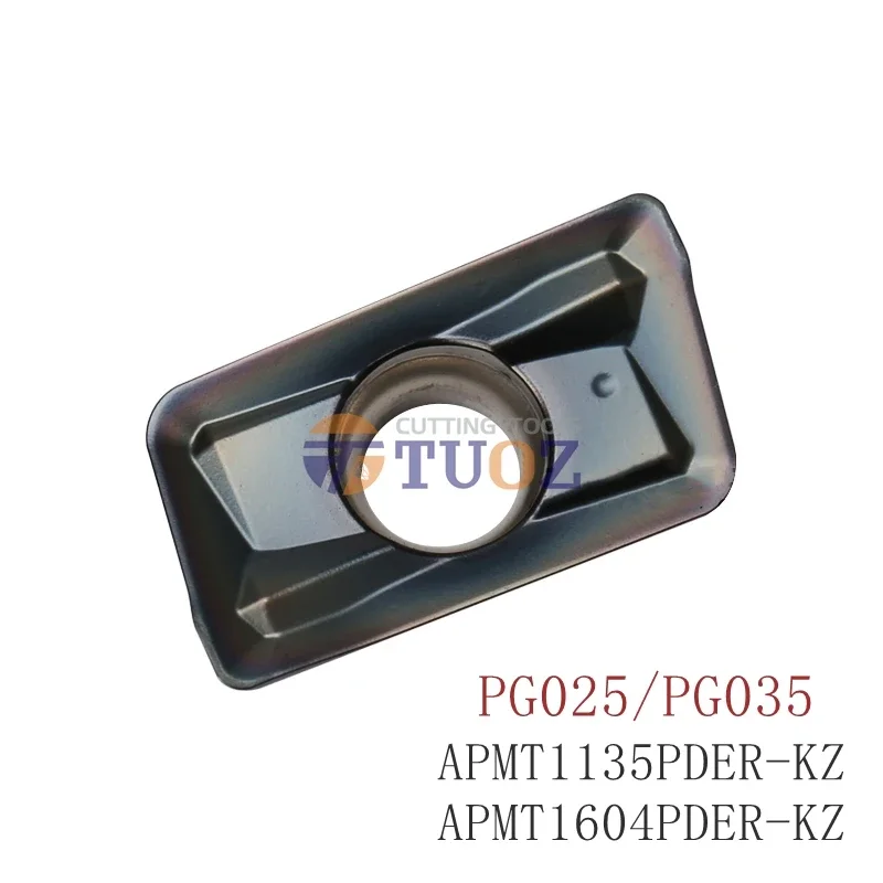 100% Original APMT1135PDER-KZ PG025 PG035 Milling Carbide Insert Lathe Milling APMT 1135 1604 PDER -KZ CNC Tools Milling