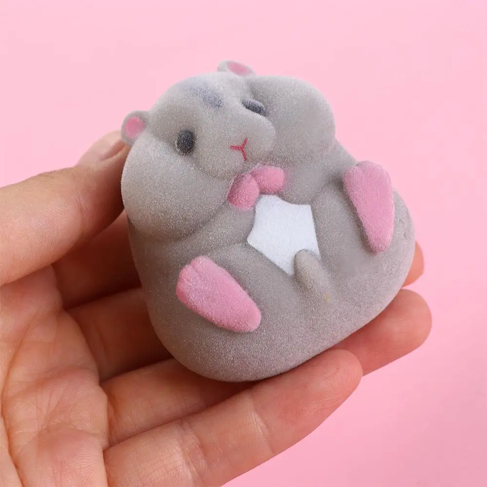 Birthday Gift Fatty Milky Soft Hamster Stress Relief Anime Hamster Gashapon Hamster Capsule Toys Gashapon Toys Capsule Hamster