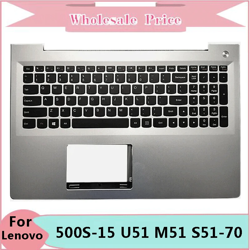 

New Original For Lenovo 500S-15 U51 M51 S51-70 500S-15ISK Laptop Palmrest Case Keyboard US English Version Upper Cover