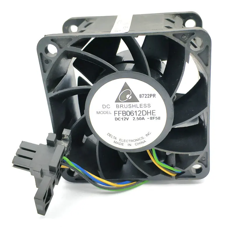 FFB0612DHE for delta 6038 12v 2.5a 4lines Cooling Fan hzdo 60*60*38MM