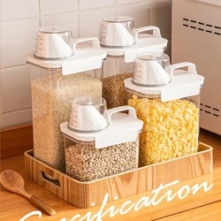 1100/1800/2300Ml Reusable Laundry Detergent Dispenser, Sealed Storage Container for Grain and Miscellaneous Grain Storage Tank