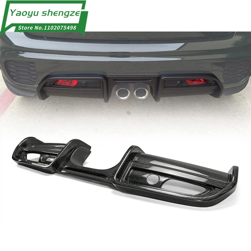 JCW Rear Bumper Diffuser For Mini F56 JCW Style Carbon Fiber /FRP Rear Diffuser Trim (Replacement)