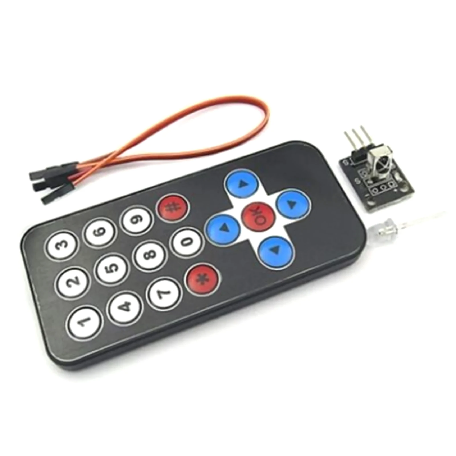 1 Set Infrared IR Wireless Remote Control Module Kits DIY Kit HX1838 For Arduino Mini Slim 38KHz IR Remote Control & Modules