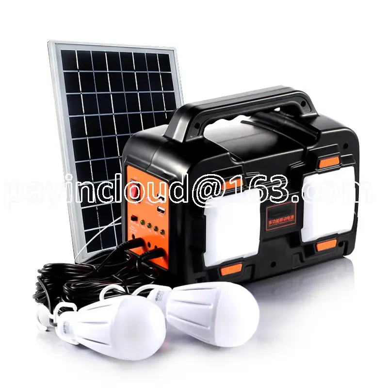 

Household Emergency Outdoor Lighting Photovoltaic Solar Power Generation System Equipment Is Super Bright and Rechargeable