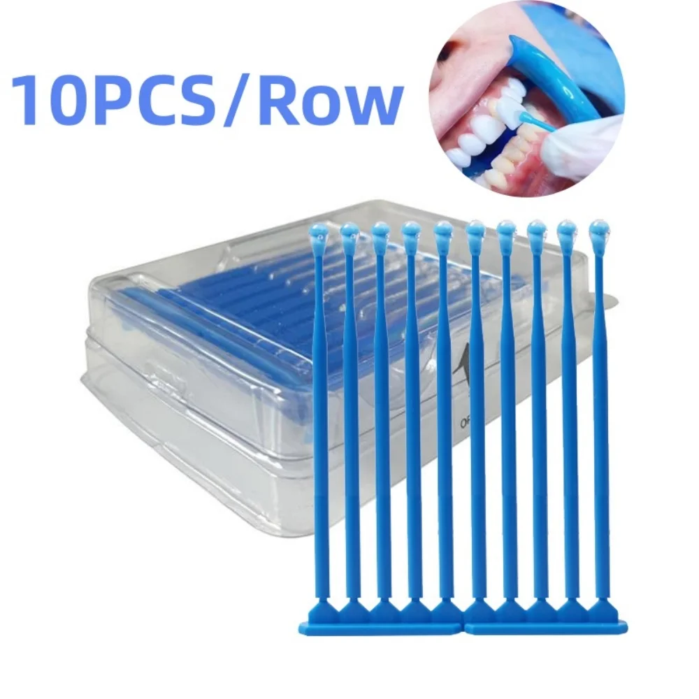 100/40PCS Dental Adhesive Sticks Disposable Adhesive Tip Applicator For Tooth Crown Porcelain Veneer Dentistry Materials Brush