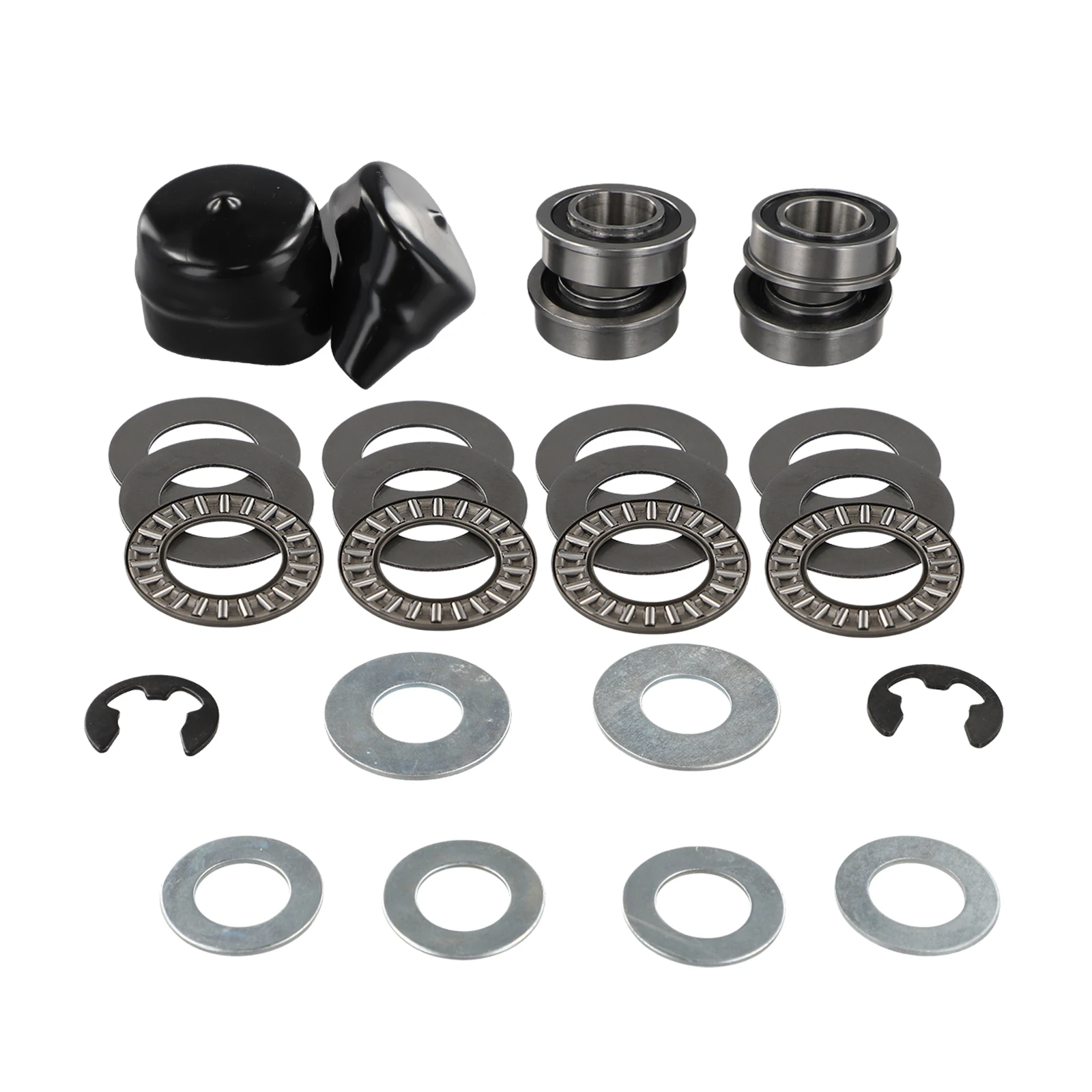 Easily Restore Functionality of Your Riding Lawn Mower's Front Wheels with This Compatible Bushing Bearing Set for Models 9040H