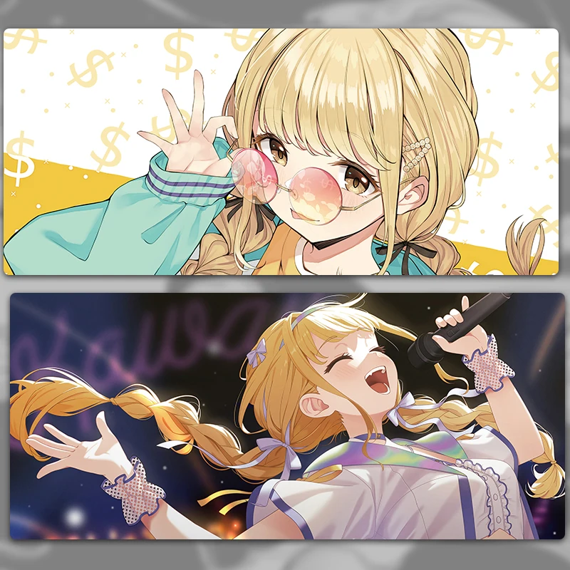 

Gakuen Idolmaster Kotone Fujita XXL Large Mouse Pad Computer Laptop Non-slip Office Keyboard Desk Mat Gamer Mousepad