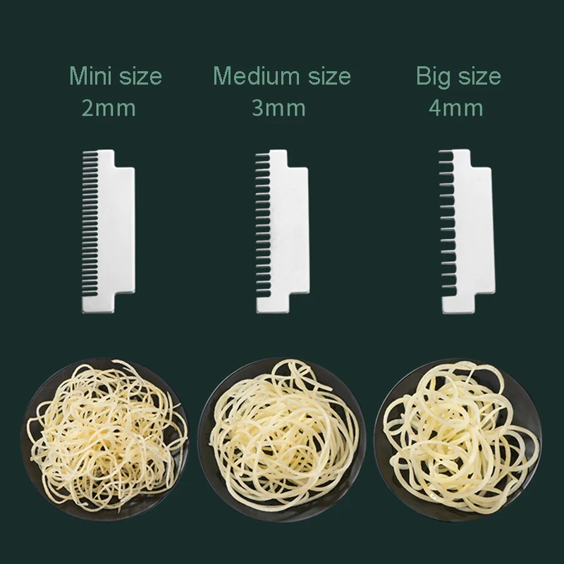 Imagem -05 - Household Batata Shredder Manual de Batata Cortador de Seda Cenoura Raladores Multi-função Vegetal Frutas Slicer Aço Inoxidável