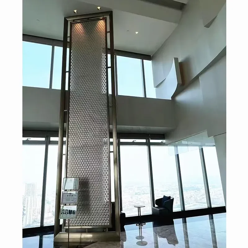 Modern Waterproof Aluminum Room Partition with Sound Insulation and Eco Friendly PVDF Coating