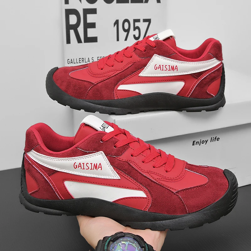 

Осенняя повседневная тренировочная обувь 202, модная модная универсальная повседневная обувь в стиле ретро, мужская обувь для скейтборда