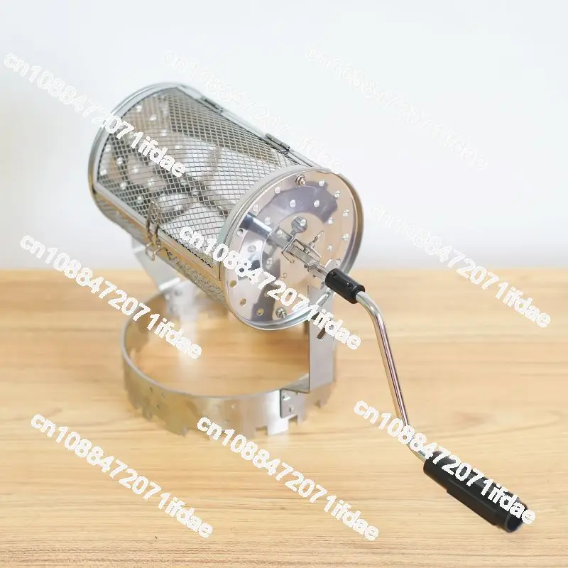 Half Straight Fire Hand-operated Coffee Roasting Machine, Coffee Hand Net, Household Coffee Green Bean Roasting Machine