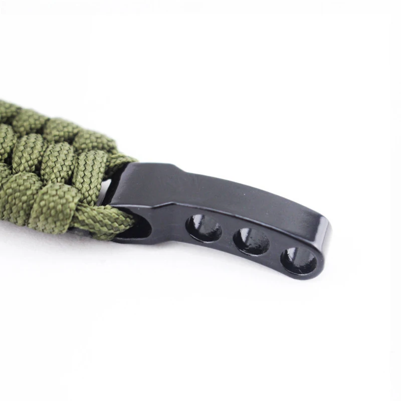 Paracord Bracelet Buckle Paracord Bracelet Accessories Black U Anchor Shackle Screw Pin Outdoor Tool Survival Rope Fittings