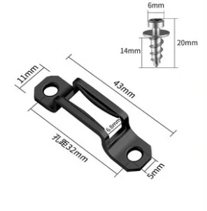 

50pcs Invisible two-in-one connector screw fasteners hidden laminate cabinet wardrobe assembly furniture hidden screw fasteners