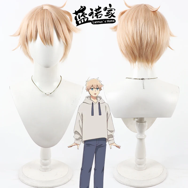 Perruque de Cosplay Asagi Anime No Girls permettant au mélangeur, accessoires de fête de carnaval d'halloween, cheveux synthétiques + bonnet de perruque