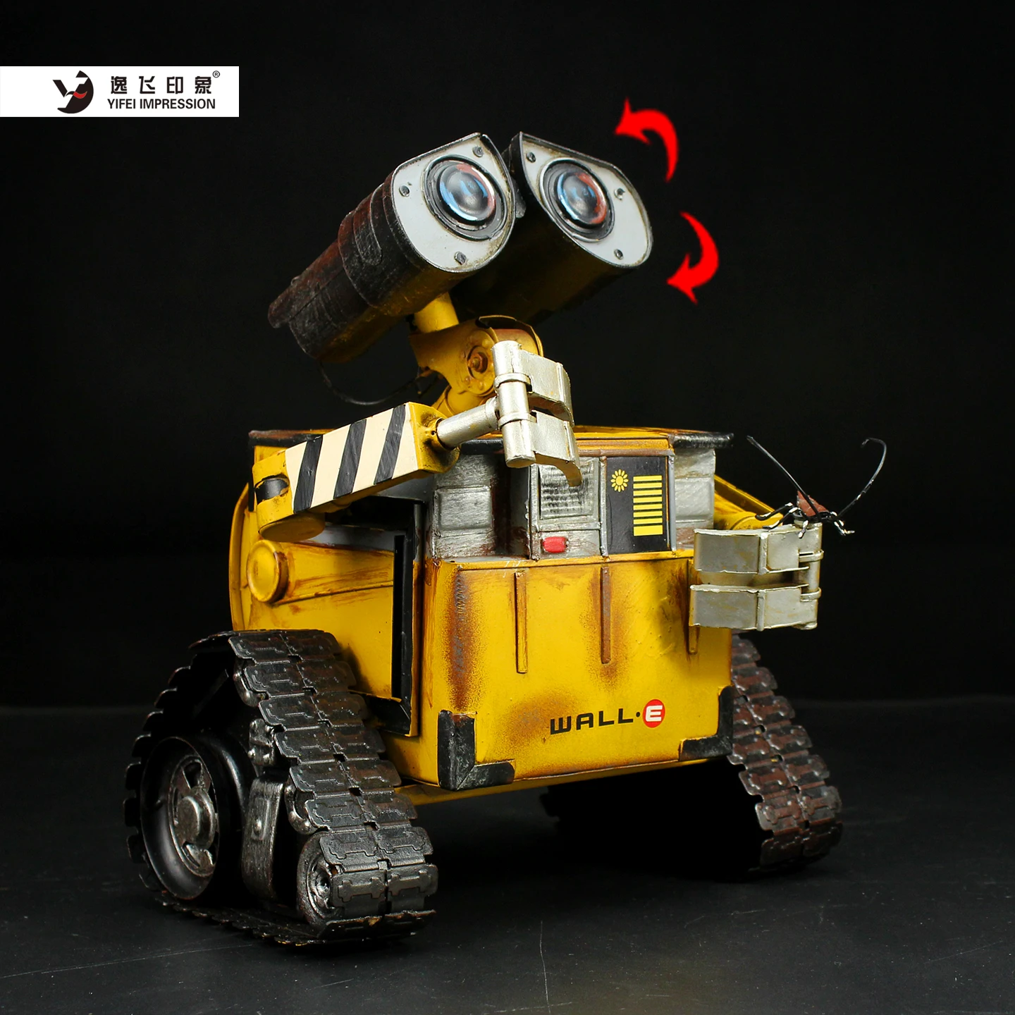 

Retro Vintage Iron Robot Model Decoration for Boys' Children's Room, Money Box for Soft Furnishing Home Decoration Sculpture