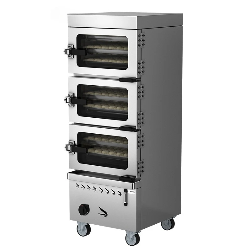 

Basin series 380V 24KW plateau electric double door steam cabinet