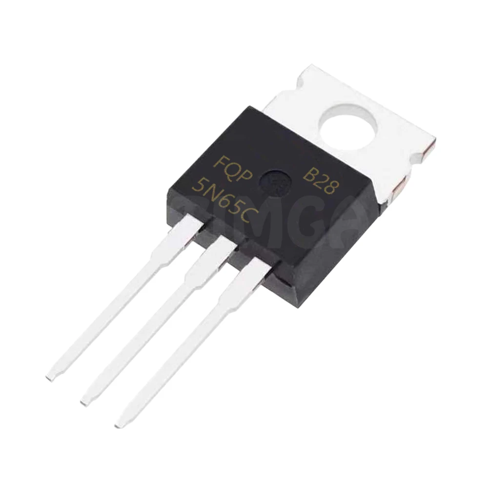 10PCS/LOT FQP5N65C FQP5N65C TO-220 Transistor 5A 650V 5N65C 5N65