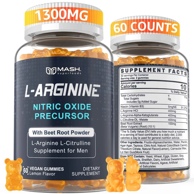 

L-citrulline Supplement (60 Vegetarian Capsules) - Endurance, Exercise Performance - Men's Supplement