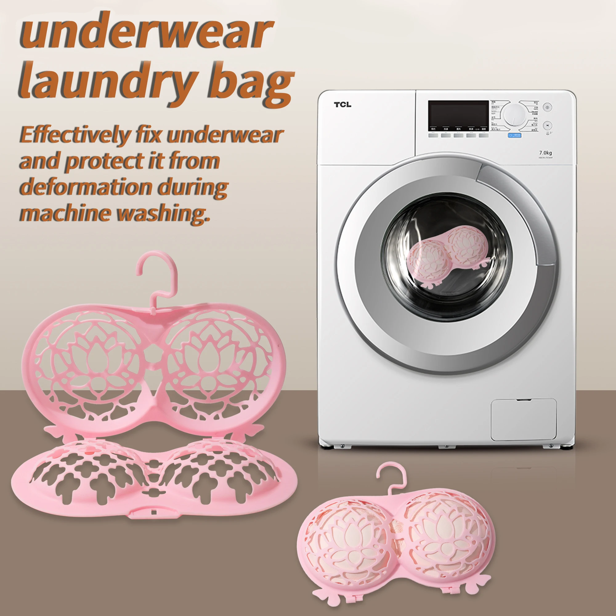 Machine Wash Underwear Anti Deformation Bracket, Bra Bag, Underwear Bag Special Washing Underwear Bracket