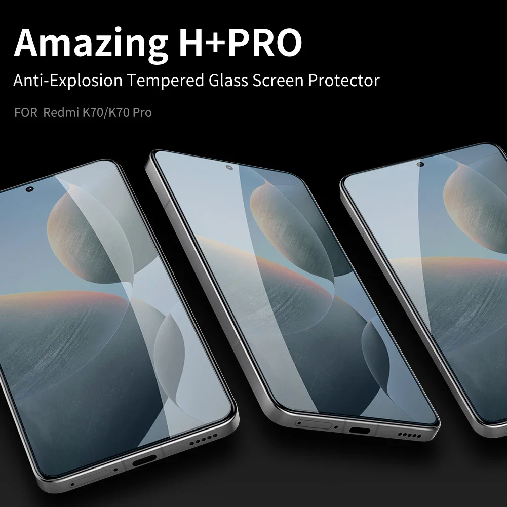 for Xiaomi Poco F6 Pro 5G Glass Nillkin H+ PRO 2.5D Ultra-Thin Tempered Glass Screen Protector HD Protective Film