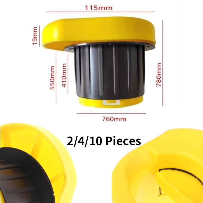 

Compact Stretch Film Handle Dispenser 2/4Pcs for Pallet Shipping Hand Protect Wrap Handle to Secure Stretch Film