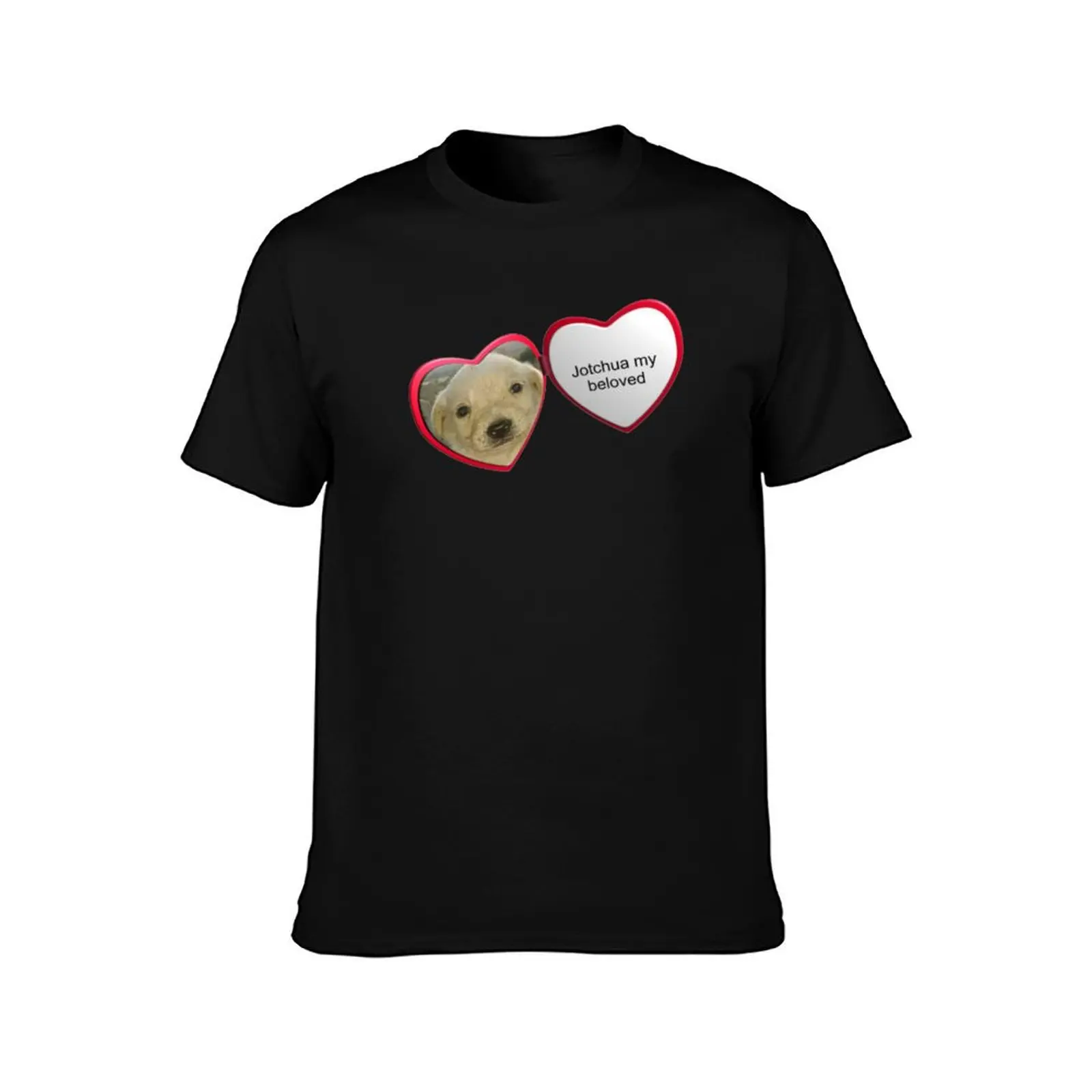 Jotchua heart locket jotchua my beloved meme jotchua meme dog T-Shirt tees blue archive shirts