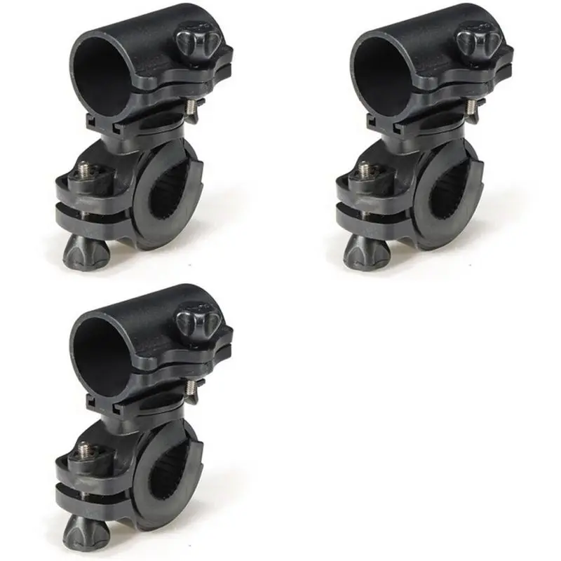 

3PC LED Torch Bracket Mount Holder Sports Accessories Bicycle Lights Mount Holder 360 Rotation Cycling Bike Flashlight