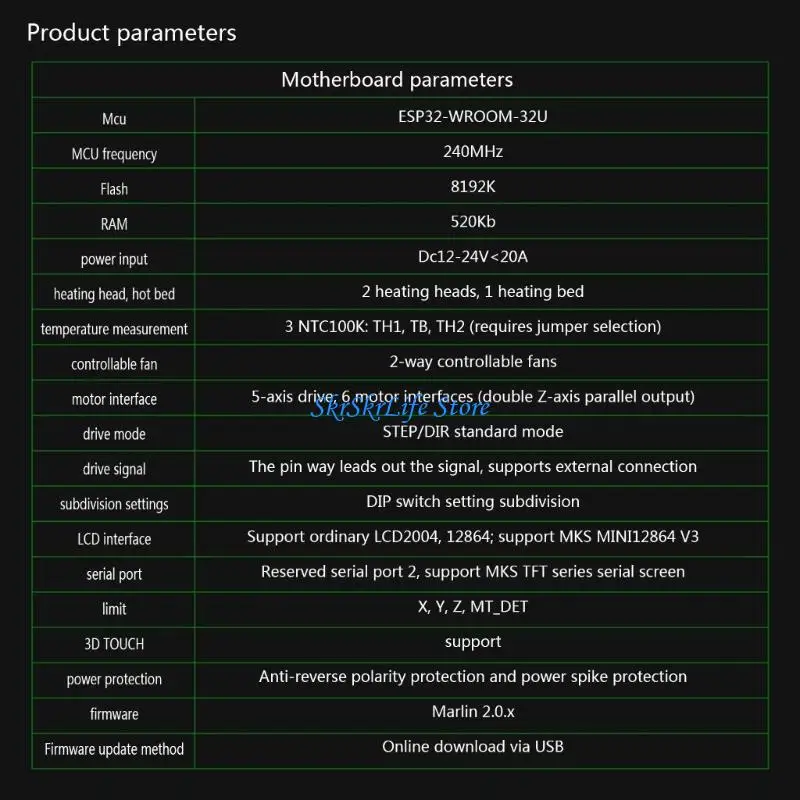 E65E MKS TinyBee Motherboard Support Dual-core 32bits MKS MINI12684 MKS Screens - Image 3