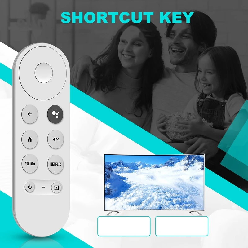 G9N9N Voice Bluetooth IR Remote Control Replacement Parts For Google TV Googlechromecast 2020 W3JD