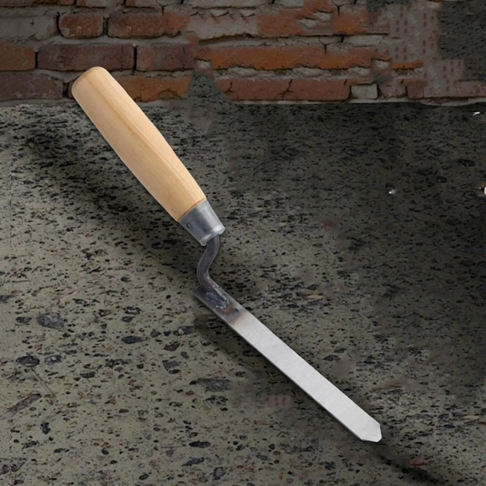توجيه مجرفة الطوب موصل لوازم مقبض الخشب المحمولة شقة DIY أداة اليد لمكتب الطوب إصلاح جدار غرفة المعيشة