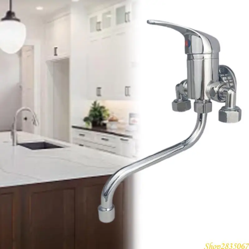 

Hot & Cold Water Mixers Modern Kitchen Sink Faucet Durable Kitchen Water Mixers 360 Degree Rotating for Easy Operation 831F