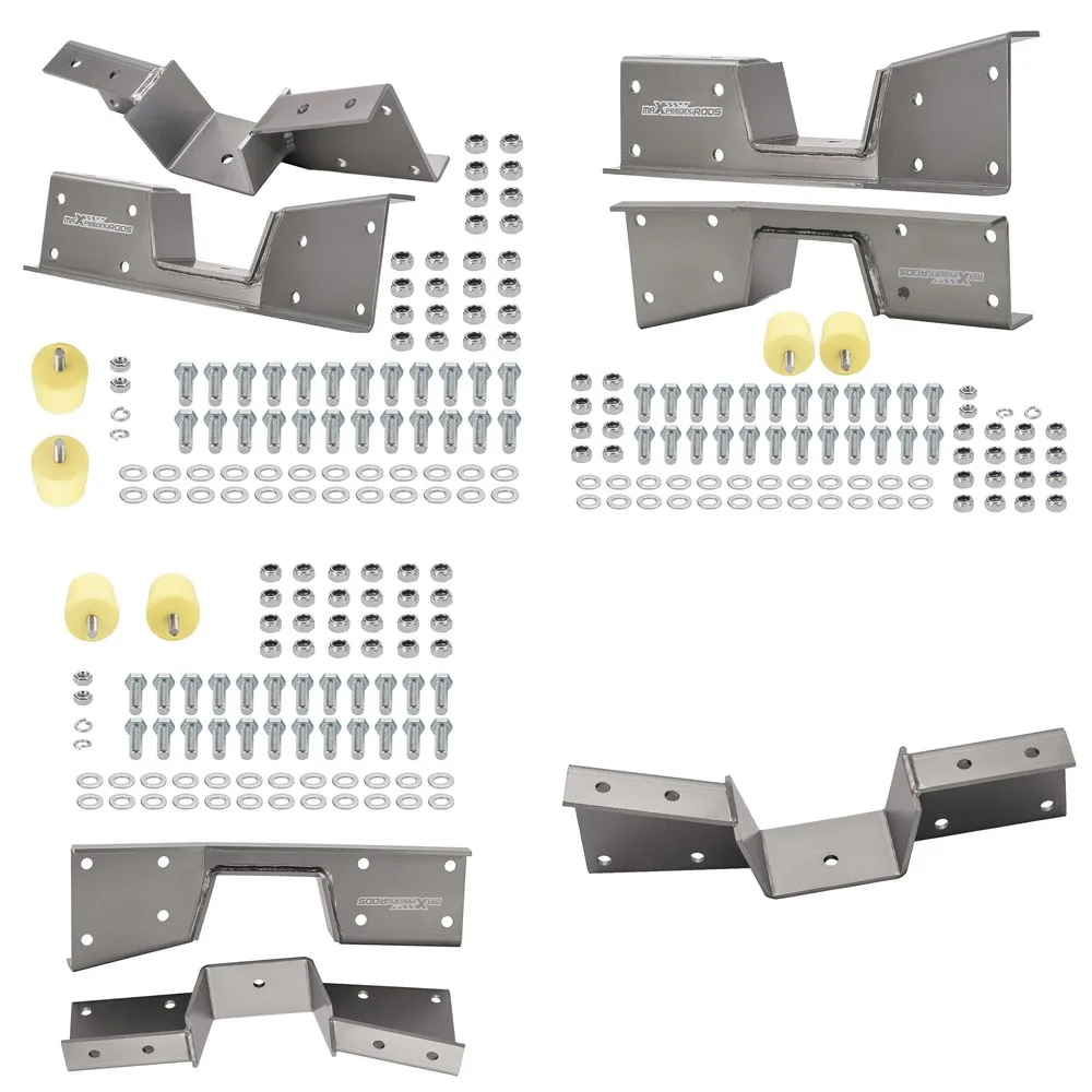Kit de Soporte Trasero MaXpeedingrods con Tope de Recorrido para GMC Sierra y Chevy Silverado 1500 (2001-2007 NBS)