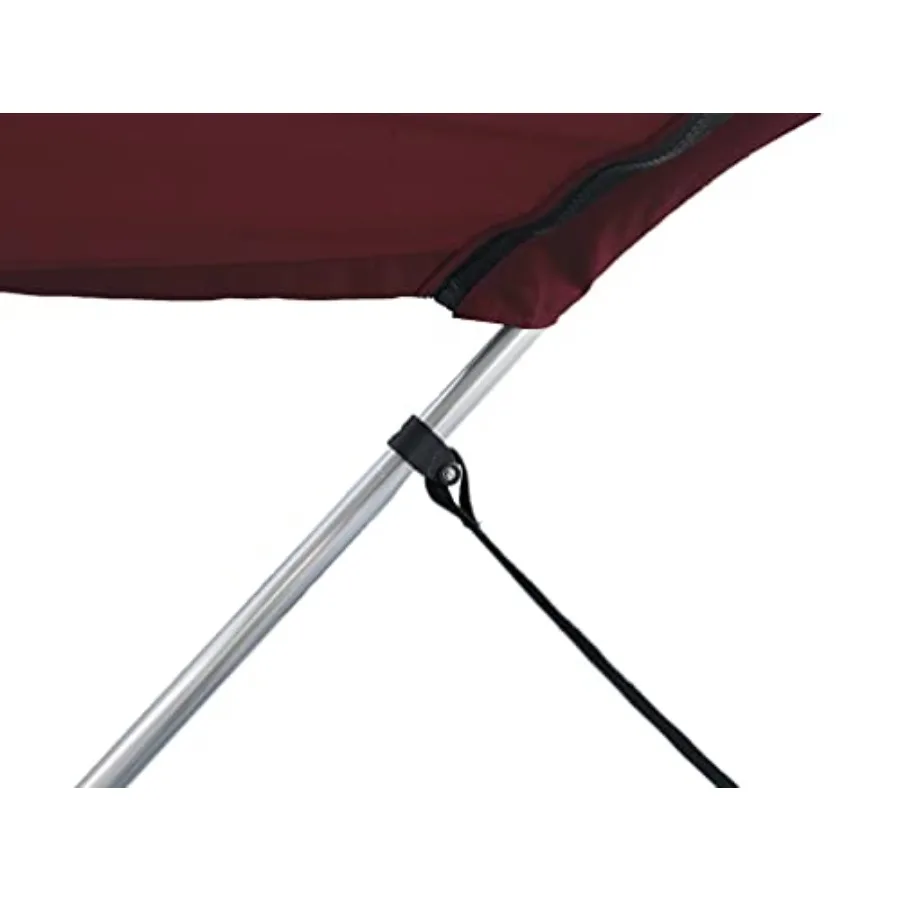 2 القوس بيميني الإطار العلوي للاستخدام البحري في الهواء الطلق 66 لتر × 42 ارتفاع × 6373 واط لون عنابي تصميم متين ومقاوم للطقس لـ S #6