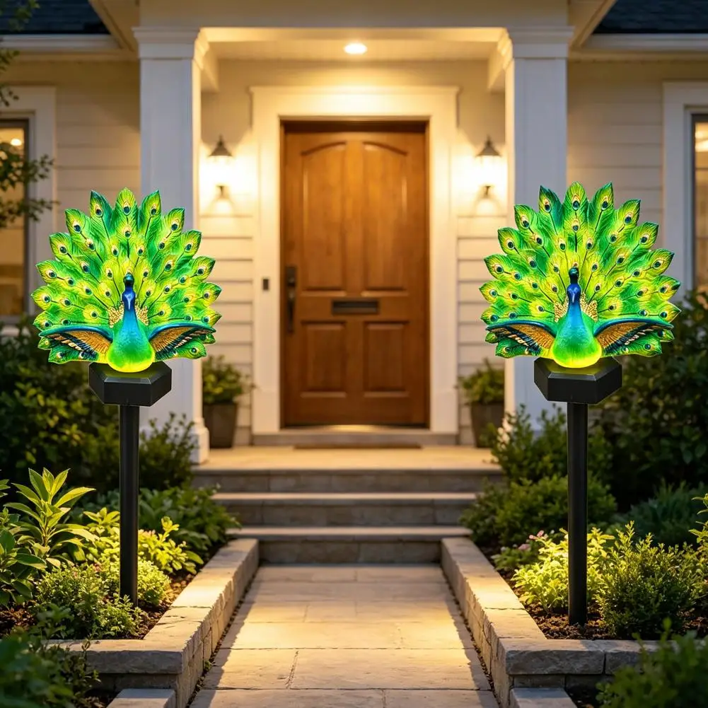 2026 New Fashionable Outdoor Solar Glow Garden Lawn Decoration Yard Metal Crafts Iron Decor With Auto-On LED Lights