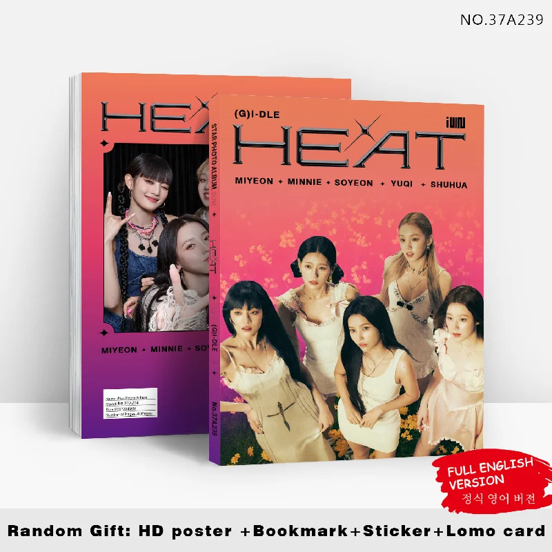 Kpop (G)I-DLE Album Ik Voel Nieuwe Fotoalbum Portret Hd Fotogalerij Sticker Poster Bladwijzer Collectie Kaart Fans Geschenken