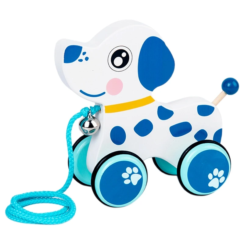 

Baby Pull Rope Walking Toy Creative Cute Cartoon Car Animal Pull Rope Toy Car Children Toy Gift