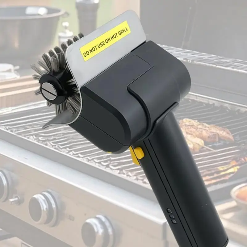 L43A Electric Grill Brush BBQ Grill Cleaner LED Equipped Automatic Scrapers With 2 Hour Runtimes And Ergonomic Handle